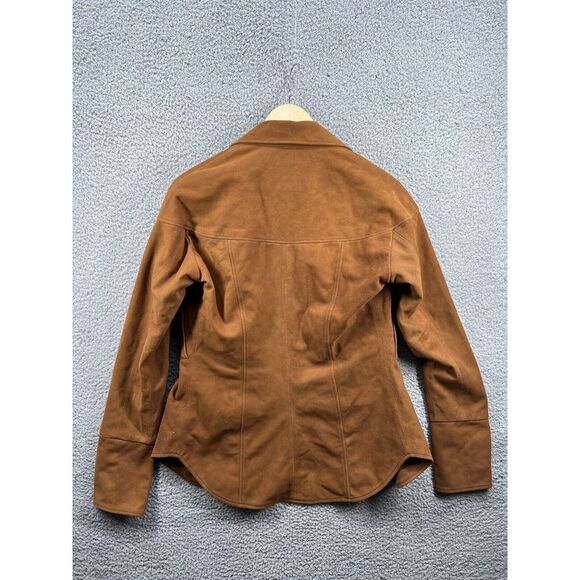 Free People Dancassab Maria Jacket Size Small Brown Suede Leather $880 - Picture 6 of 11